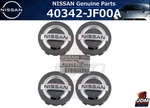 Nissan Genuine Oem Wheel Ornaments 4-PIECE Set 40342-JF00A #N437. Fixed Price $108.88.