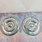2X Mopar 1734182 1957 Chrysler Windsor Stainless Steel 14" Hubcaps For Repair Oe. Fixed Price $47.18.