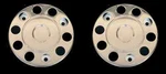 Universal 22.5" Wheel Hub Cover Stainless Steel X2PCS To Fit All Trucks & Buses. Fixed Price $139.90.