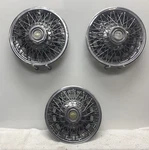 (3) 1982 Chevy Celebrity 13" Oem Wire Spoke Hubcap Wheel Cover. Fixed Price $94.99.