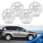 For Toyota RAV4 2006-2012 Silver 17" Wheel Skins Hub Caps Full Rim Covers. Fixed Price $67.79.