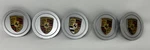 Porsche Oem Color Crest Concave Center Caps Set Of 5!!. Fixed Price $125.00.