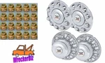 Dodge 4500 / 5500 19.5 Wheel Hub Cover Liner '08 - '11 Front & Rear For Aluminum. Fixed Price $364.65.