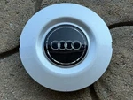 Audi 100 A6 S6 Oem Wheel Center Cap Silver & Black Finish 4A0 601 165A 1993-1997. Fixed Price $19.95.