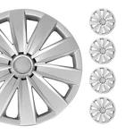 16" Set Of 4 Pcs Wheel Covers Snap On Silver Abs Hubcaps Fit R16 Tire Steel Rim. Fixed Price $68.99.