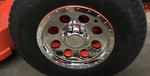 (2) 10" + 8" Chrome Mower Wheel Hub Cap Rim Covers Sharp!! Phoenix Usa. Fixed Price $104.95.