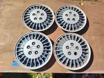 Set (4) Oem 1985-1989 13" Pontiac Grand Am Hubcaps / Wheel Covers # 10031147. Fixed Price $50.00.