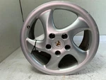 1998-2003 Porsche Boxster Rear Wheel 18X9 5 Spoke Curved Matte Finish Used Oem. Fixed Price $233.00.