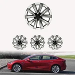 Upgrade Your Tesla Look - 4PC 18 Inch Matte Black Wheel Covers. Fixed Price $209.99.