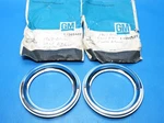 Nos Pair Gm 1967 Oldsmobile Delta 88 98 Cutlass Deluxe Hub Cap Emblem Retainer. Fixed Price $89.50.