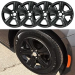 Black Snap-on Wheel Covers 4PC For 2015-2023 Dodge Charger Sxt Se 17" Alloy Rim. Fixed Price $89.99.