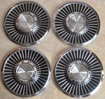 1958 Ford Fairlane & Thunderbird Turbine Hubcaps X4, Oem Set Of 14" Wheel Covers. Fixed Price $889.00.