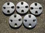 Genuine 1981 To 1986 Mazda Glc Steel Wheel Center Hubcaps. Fixed Price $39.60.