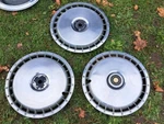 Oem Set Of 3 15" Hubcaps Wheel Covers 1980-1981 Chrysler Cordoba Lebaron Mirada. Fixed Price $79.00.