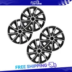 4 Pcs Black & Silver 16" Hub Caps Rim Wheel Covers Kit Fits All Makes Models. Fixed Price $44.54.