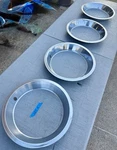Set (4) Oem Gm 1967 Corvette & 1969 Camaro Z28 Factory Original 15 Trim Rings. Fixed Price $499.00.