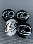 Lexus Set Of Black 62 MM/2.44IN Wheel Center Caps. Fixed Price $24.39.