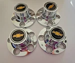 Oem Chevy Chevrolet Rally Wheels 349072 Chrome Center Caps Screw On Type. Fixed Price $199.99.