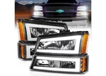 Anzo Usa 111501 For 03-06 Chevy 1500/25003500 Crystal Headlights W/light Bar. Fixed Price $370.42.