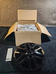 (qty 4) Impostor 16" Gloss Black Wheel Skin Fits 2014-2021 Nissan Frontier. Fixed Price $164.00.