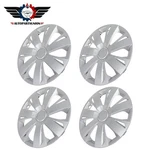 4X 16" Wheel Hub Caps 1-TONE Abs Plastic Silver Rim Covers Fits All Makes Models. Fixed Price $42.23.