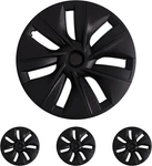 Kavanic Tesla Wheel Cover Hubcap 19 Inch Matte Black Support Logo Range Set Of 4. Fixed Price $105.00.
