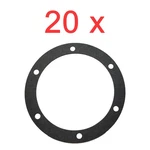 Set Of 20 Hole Hub Cap Gasket Replaces Stemco 330-3009 Bolt Sizes 5-1/2" 5/16". Fixed Price $30.99.