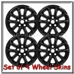 Black 2015-2016 Jeep Grand Cherokee Wheel Skins 18" Hubcaps Covers. Fixed Price $180.00.