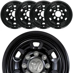 Fits Dodge Ram 2500 Truck 2014-2024 Black 17" Wheel Skins Hub Caps Rim Covers. Fixed Price $109.99.