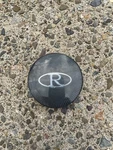 One Genuine 1989 To 1993 Buick Riviera Center For Wire Spoke Hubcap. Fixed Price $17.00.