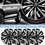 4 Pack 16" Inch Wheel Covers Snap On Full Hub Caps Fit For R16 Tire & Steel Rim. Fixed Price $35.98.