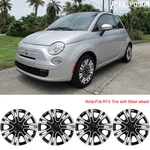 For 2007-2015 Fiat 500 15" 4PCS Wheel Cover Fits R15 Steel Rims. Fixed Price $69.47.