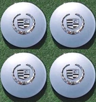 4 New Chrome Cadillac Center Caps Fit Oem Deville Eldorado Sls Dhs Dts Wheels. Fixed Price $164.00.