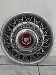 Set (4) 1988-1992 Cadillac 15" Wire Spoke Hubcap Wheel Cover Fleetwood Brougham. Fixed Price $250.00.
