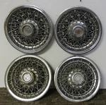 Oem 14" Wire Type Hub Caps Wheel Covers 465078 1977-79 Chevrolet Nova (W55). Fixed Price $212.46.