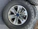 17 Ford Rims And Goodyear Wrangler Tire Set X4 2015 F150. Fixed Price $955.00.