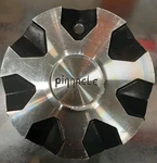 (1) Pinnacle Black / Silver Wheel Center Cap # P002-AL. Fixed Price $60.00.