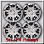 Set 16" Silver Chevy Chevrolet Impala Hubcaps 2003-2004 Wheel Covers Replica. Fixed Price $120.00.