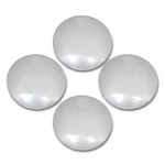 Mr. Gasket Set Of Chrome Steel 10-1/8 Inch I.d. Baby Moon Hub Caps 4580. Fixed Price $105.95.