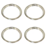 4X Excalibur 2" Lip 71-3000-15T Rings Chrome For 15" Wheels. Fixed Price $100.14.