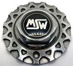 M249 Msw Black / Chrome Wheel Center Cap. Fixed Price $62.94.