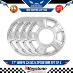 New 17" Wheel Skins Spoke Rim Set Of 2009-2014 Ford F150 Xlt. Fixed Price $76.25.