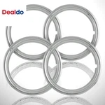 4-PACK Of 15' Chrome Steel 1/2' Deep Wheel Rings. Fixed Price $89.79.