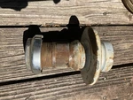 Austin Healey 3000 BJ8 Lh Front Wire Wheel Coarse Thread Hub Extension BTC391. Fixed Price $70.00.