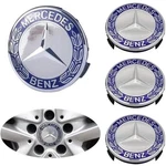 4PACK For Mercedes Benz Wheel Center Caps Emblem Rim Hub Cover Badge 2.95IN Blue. Fixed Price $12.99.