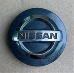 Nissan Oem Center Cap Chrome On Black 40342ZM70B 2-1/8" Diameter.. Fixed Price $10.95.