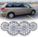 Silver 16" Set Of Hubcaps For 2004-2010 Toyota Sienna Wheel Rim Covers Snap On. Fixed Price $54.99.