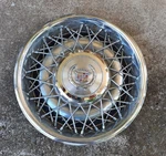 Vintage Cadillac Wire Spoke Logo Hubcap 16725 253786 1975-1985. Fixed Price $59.95.