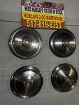 1975-79 Chrysler Cordoba Gold Red Beautiful 4 15 Hubcaps Rare Oem Stainless. Fixed Price $125.00.