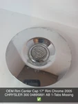 Oem Rim Center Cap 17" Chrome 2005 Chrysler 300 04895891 1-TABS Missing. Fixed Price $28.09.